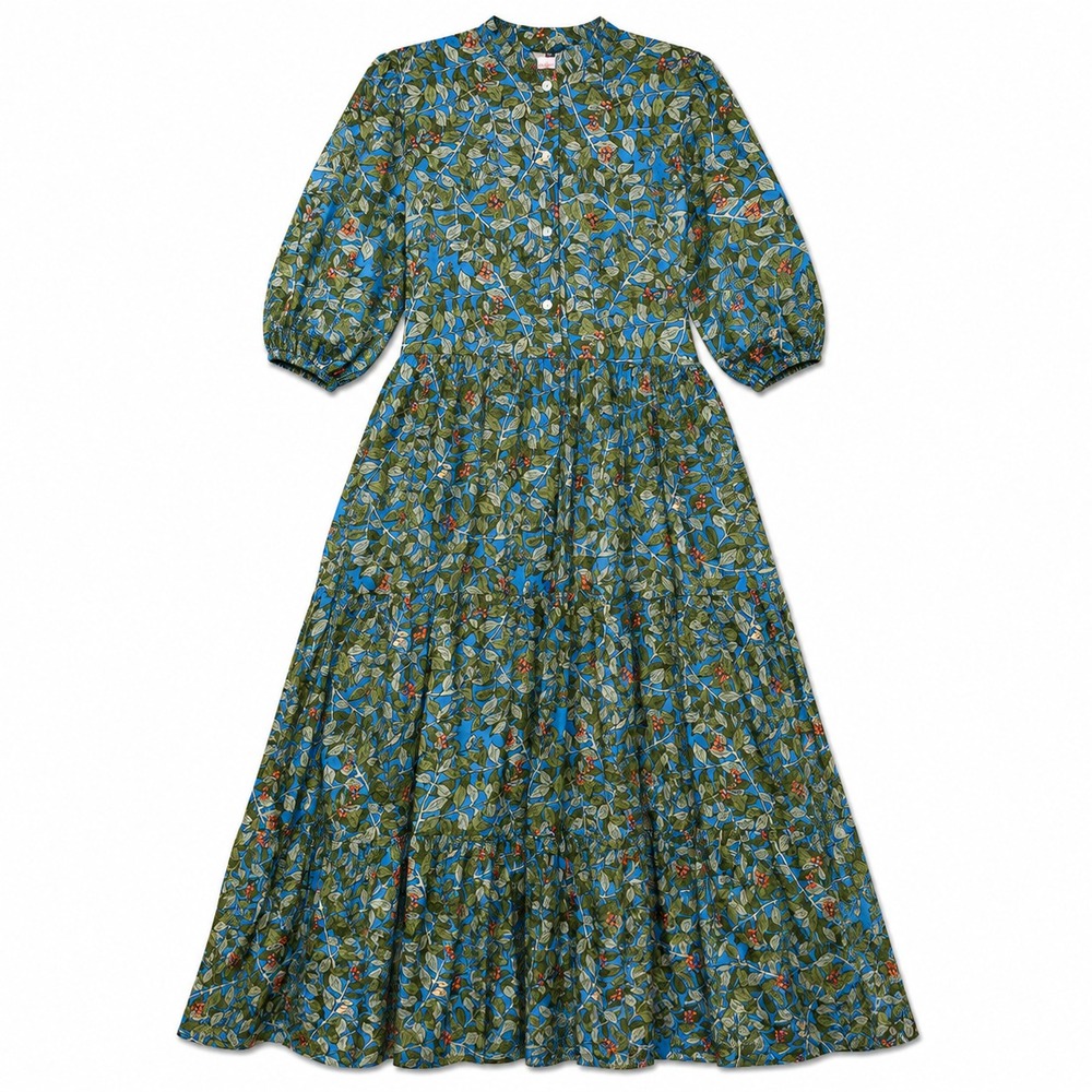 Mod's Mahal Cottagecore Floral Maxi Dress Size Small Prairie Romantic Farmcore